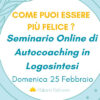 AUTOCOACHING IN LOGOSINTESI · Online · 25 febbraio 2024